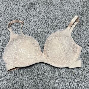 PUSH UP BRA by Lively Womens The Lace T-Shirt Bra 32D Contoured Wireless